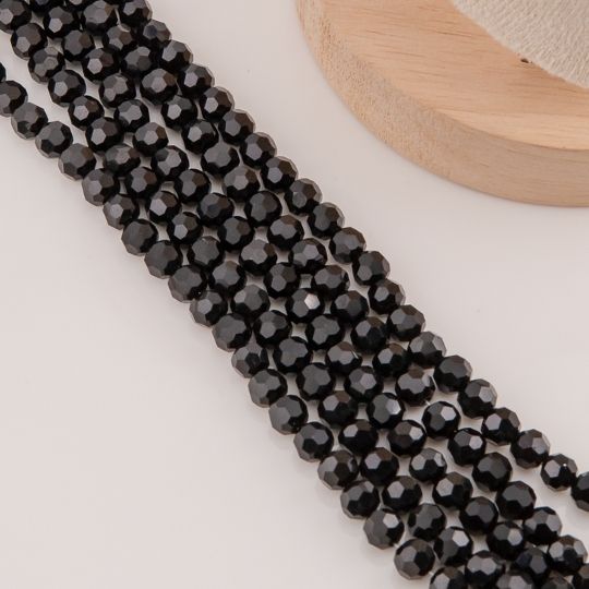Cristal Football Negro 6mm