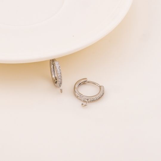 Patente de argolla 15mm en micropave