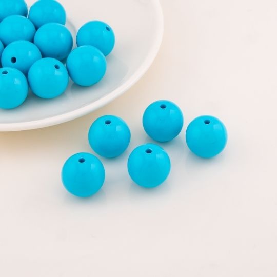 Separador bola chicle azul 16mm paq 20und