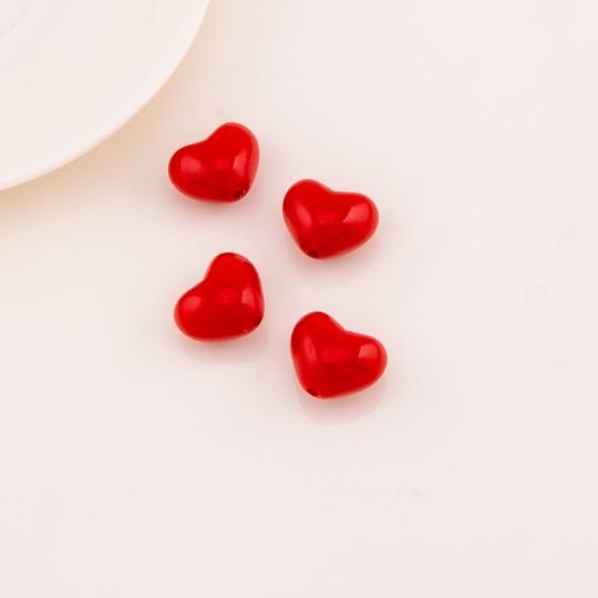 Separador de corazon rojo paq 4und