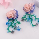 Aretes colgantes artesanales