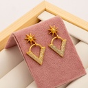 ARETES BAÑO 18K