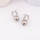 Aretes baño 18k plat