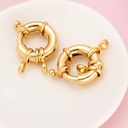 Broche marinero pequeño baño 18k