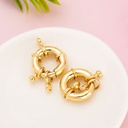 Broche marinero grande baño 18k