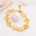 Pulsera marina baño 18k