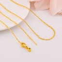 Cadena ajustable baño 18k