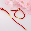 Pulsera ajustable baño 18k