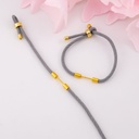 Pulsera ajustable baño 18k