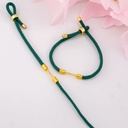 Pulsera ajustable baño 18k