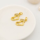  Dije navideño botas micropave con baño 18k