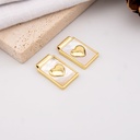 Dije medalla religiosa madre perla con baño 18k