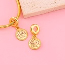 Charm cancer de mama FAITH baño 18k