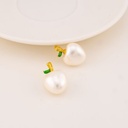 Dije de manzana 17mm baño 18k