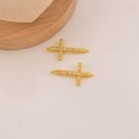 Enlace religioso de cruz en micropave