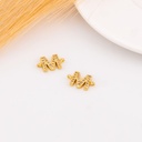 Enlace de inicial con zirconias baño 18k