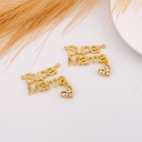 Dije Super Mama con colgante de corazon baño 18k