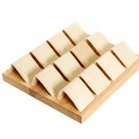 Exhibidor para joyas en madera 12 espacios