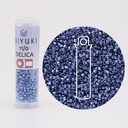 MIYUKI delica 11/0 DURACOAT GALV AZUL SIRENA , 7.2 gr