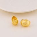 Argollas solidas baño 18k