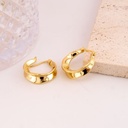 Argollas solidas baño 18k