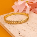 Brazalete con zirconias baño 18k
