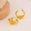 Argollas solidas baño 18k