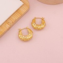 Argollas con zirconias baño 18k