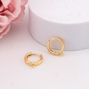 Patente de argolla baño 18k