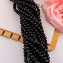 Agata negra brillante 6mm