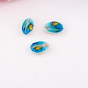 Separador concha de mar con dibujo tortuga