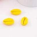 Separador concha de mar de colores amarillo