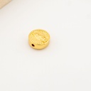 Separador redondo religioso baño 18k  10 mm