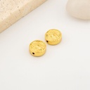 Separador redondo religioso baño 18k  10 mm