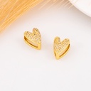 Separador de corazon con zirconias baño 18k