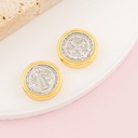 Separador san benito grande doble tono baño 18k