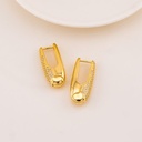 Argollas con zirconias baño 18k