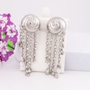 Aretes colgantes de verano baño 18k