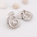 Anillo ajustable chunky caracol baño 18k
