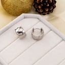 Argollas solidas baño 18k