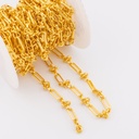 Cadena acero baño 18k