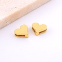 Separador para faja de pulsera en forma de corazón baño 18k