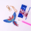 Kit para elaborar llaveros de guacamaya y otros pajaros aacrilico con rhinestones