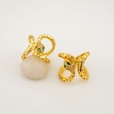 Anillo ajustabe  serpiente con zirconias baño 18k  baño 18k
