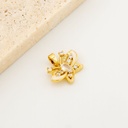 Dije mariposa esmaltado micropave con baño 18k