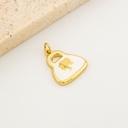 Dije cartera Barbie esmaltado baño 18k