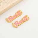 Enlace Barbie esmaltado baño 18k