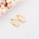 Dije Hello Kitty esmaltado  baño 18k