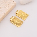  Dije tipo medalla baño 18k