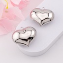 Dije de corazon solido grande baño 18k